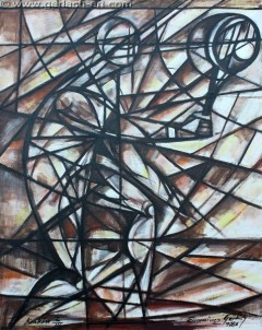 Tenisista 1 (1986), 100 x 80 cm