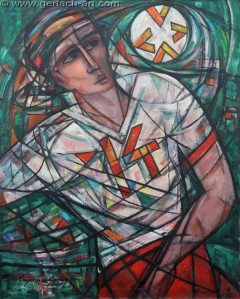 Napastnik(2010), 100 x 80 cm